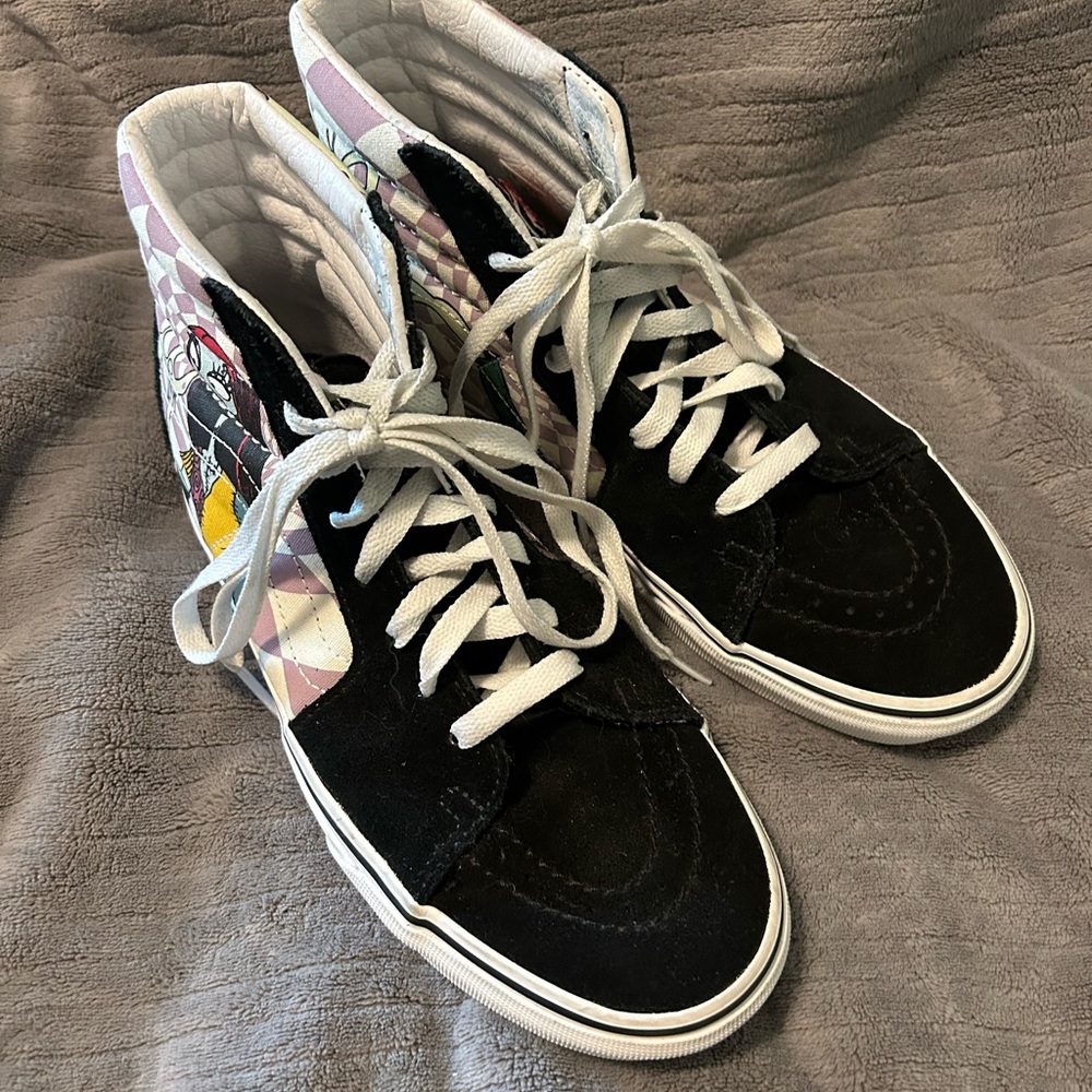 Vans high top sneakers. Nightmare before Christmas. Women’s 9 men’s 7.5